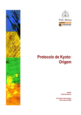 Protocolo de Kyoto: Origem