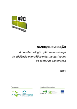 NANO@CONSTRUÇÃO A nanotecnologia aplicada