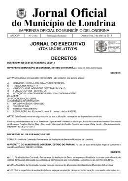 Jornal Oficial_2134.pmd - Companhia de Habitação de Londrina