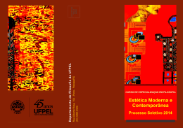 Folder Especialização em Filosofia 2014
