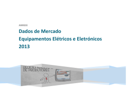 Dados de Mercado Equipamentos Elétricos e Eletrónicos