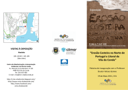 “Erosão Costeira no Norte de Portugal e Litoral de Vila do Conde”