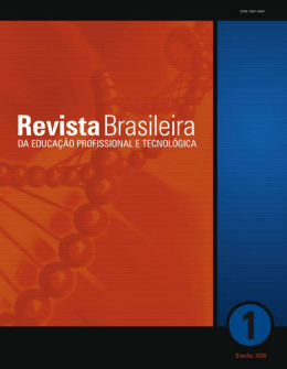 Revista Brasileira da Educação Profissional e Tecnológica