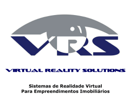 apresentação - VRS - Virtual Reality Solutions