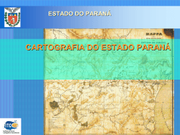 cartografia do estado paraná - Centro de Referência em Nomes