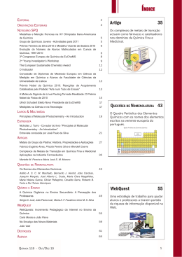 Descarregar revista - Sociedade Portuguesa de Química