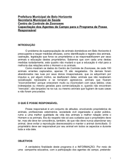 Capacitação dos Agentes Sanitários e Agentes Comunitários de Sa