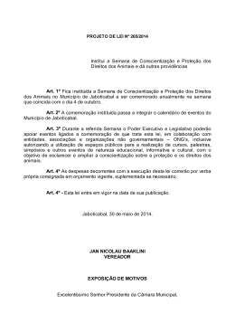 Projeto de Lei nº 265/2014