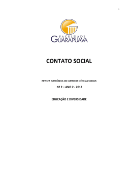 CONTATO SOCIAL