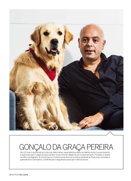 Notícias Magazine 2015/08/23 - Centro para o Conhecimento Animal