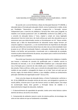Estágio III – Profª Carlene Ferreira Nunes - Aedi