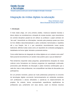 15- Integração de mídias digitais na educação