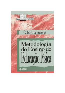 Metodologia do Ensino de Educação Física.