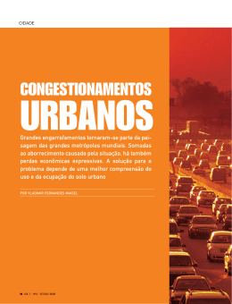 Congestionamentos Urbanos