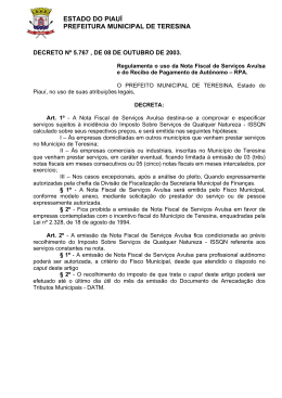 Decreto nº 5.767, de 08 de outubro de 2003