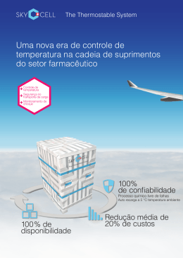 SkyCell Pharma Logistics Containers – Folder (Português)