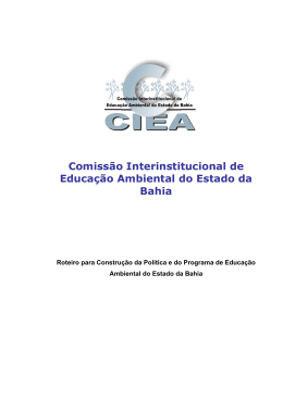 Comissão Interinstitucional de Educação Ambiental do Estado da