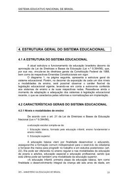 4. ESTRUTURA GERAL DO SISTEMA EDUCACIONAL