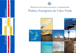 Politica Energética - Governo de Cabo Verde