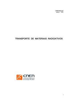 transporte de materiais radioativos