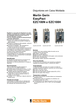Merlin Gerin EasyPact EZC100N e EZC100H