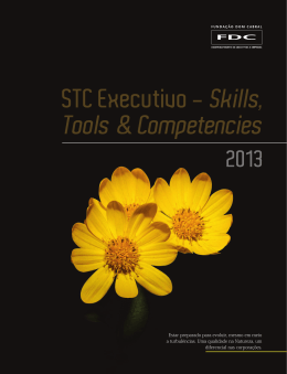 STC Executivo - Skills, Tools and Competencies - FDC