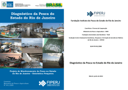 Diagnóstico da Pesca do Estado do Rio de Janeiro
