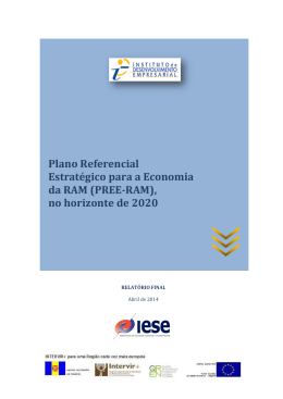 Plano Referencial Estratégico para a Economia da RAM (PREE
