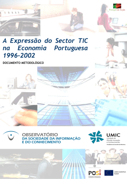 A Expressão do Sector TIC na Economia Portuguesa 1996