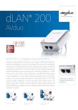 dLAN® 200 – Cria ligações duas vezes melhor.