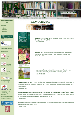 newsletter BISA DEZ2.. - Instituto Superior de Agronomia