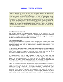 ananias pereira de sousa - CRE Mario Covas