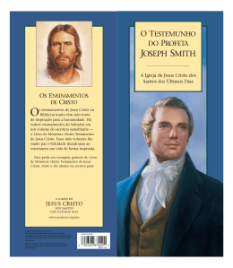 O Testemunho do Profeta Joseph Smith (Folheto)