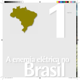 Capítulo 1 A energia elétrica no Brasil