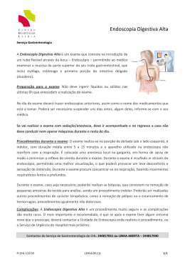 Endoscopia Digestiva Alta - Centro Hospitalar de Leiria