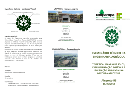 I Seminário Técnico de Engenharia Agrícola