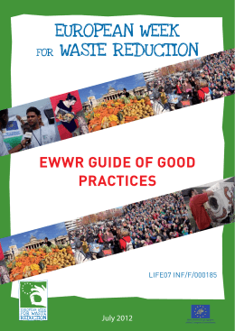 EWWR guidE of good pRacticEs - The European Week for Waste