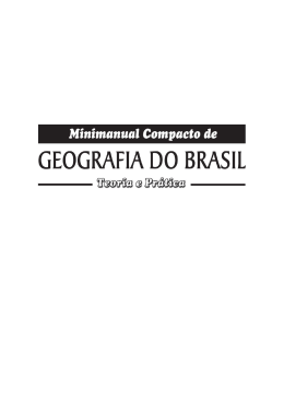 Geografia do Brasil manual completo