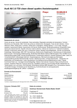 Audi A8 3.0 TDI quattro 20-ZOLL STANDHEIZUNG