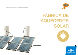 fábrica de aquecedor solar - Centro Sebrae de Sustentabilidade