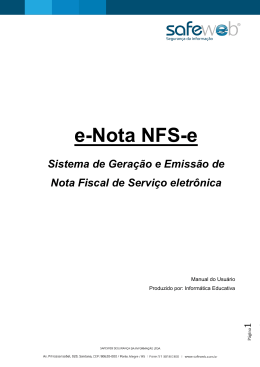 Manual NFS-e