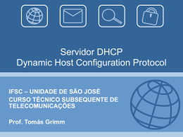 DHCP - IF-SC São José
