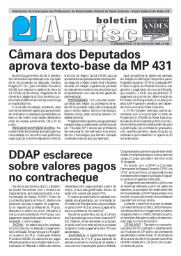 Câmara dos Deputados aprova texto-base da MP 431