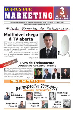 Julho 2011 - Jornal Loucos por Marketing