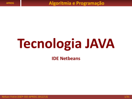 Tecnologia Java e Netbeans