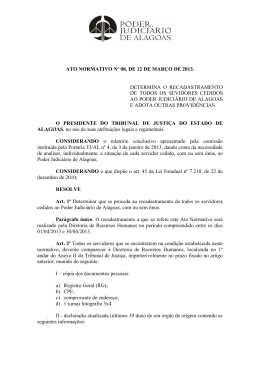 Ofício GPTJ nº 66/2005 - Tribunal de Justiça do Estado de Alagoas
