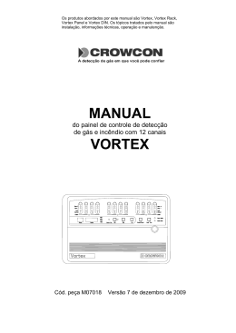 MANUAL VORTEX - Crowcon Detection Instruments