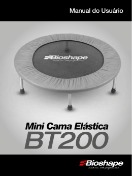 Manual Cama Elástica BT200