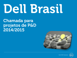 DEll P&D 2015 - chamada Projetos