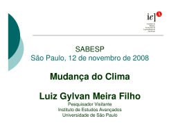 Mudança do Clima Luiz Gylvan Meira Filho